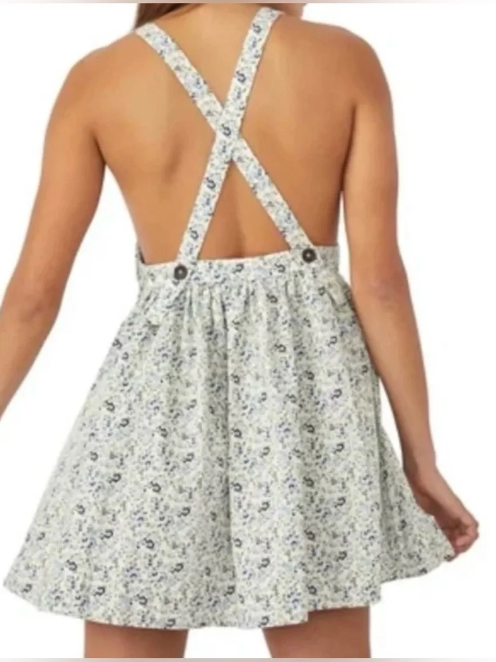 Free People Petunia Mini Dress in Tea Combo - Picture 12 of 16